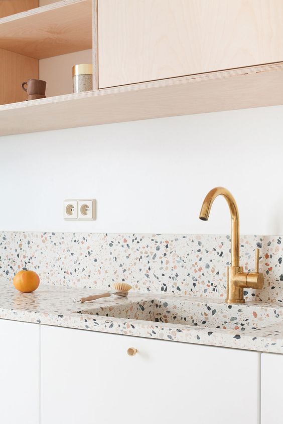 terrazzo counter top - rkb