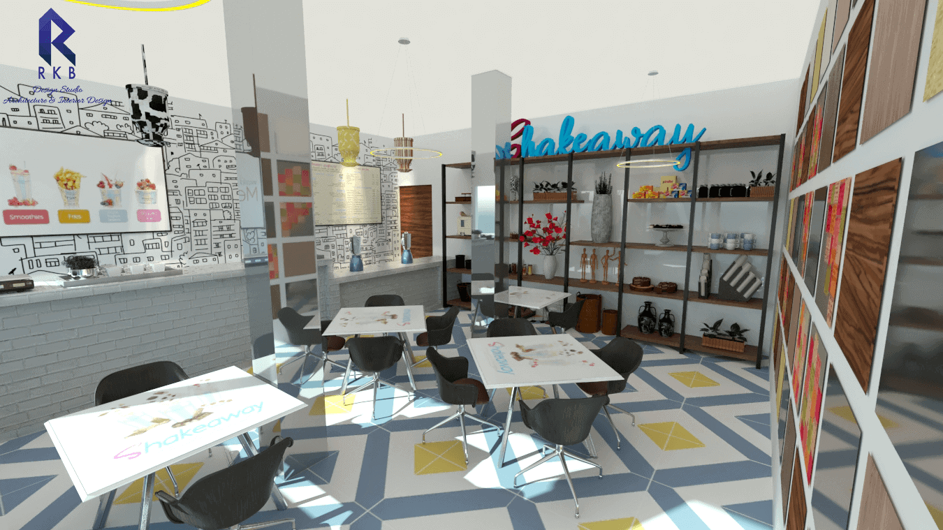 Shakeaway cafe interiors