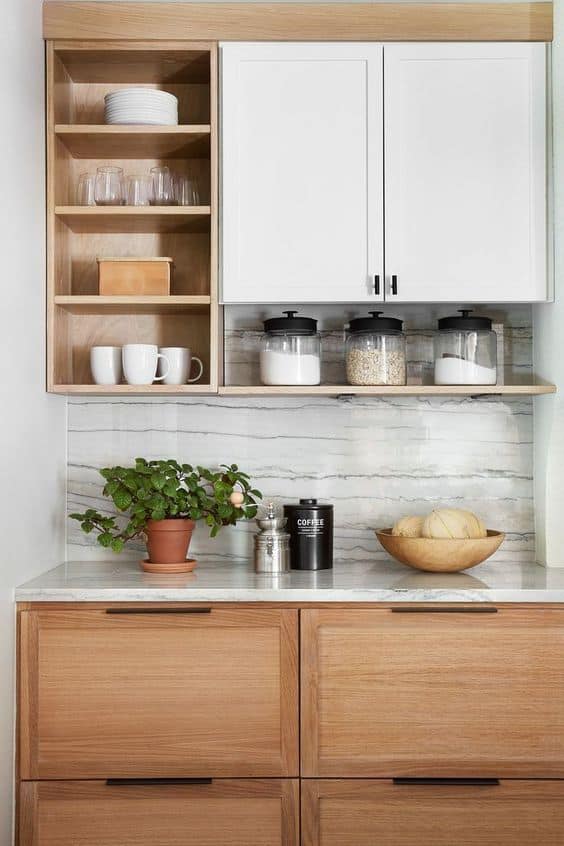 kitchen shelves