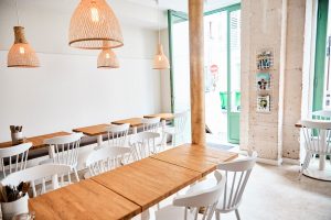 minimal cafe interiors