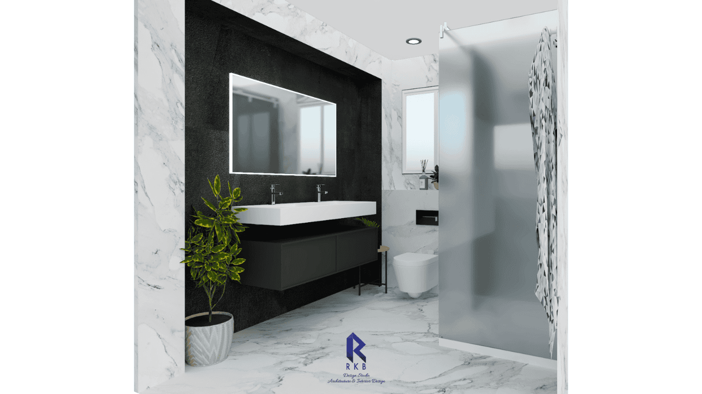 bw bathroom design