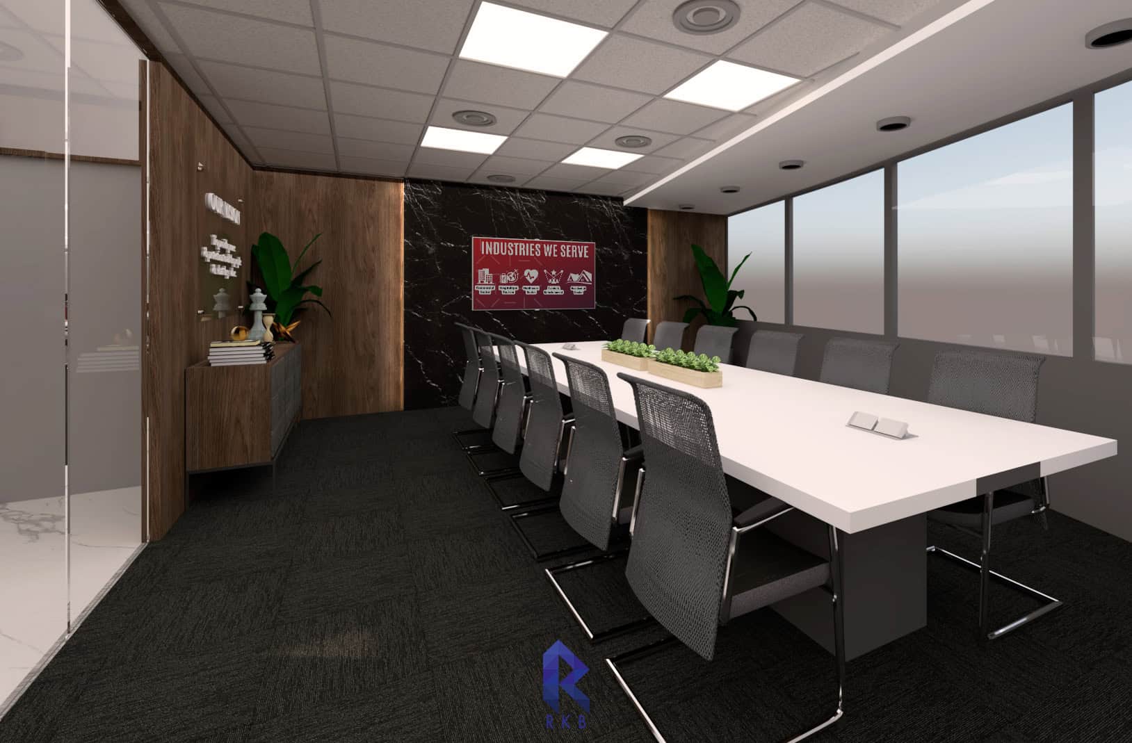 Dubai office board room design