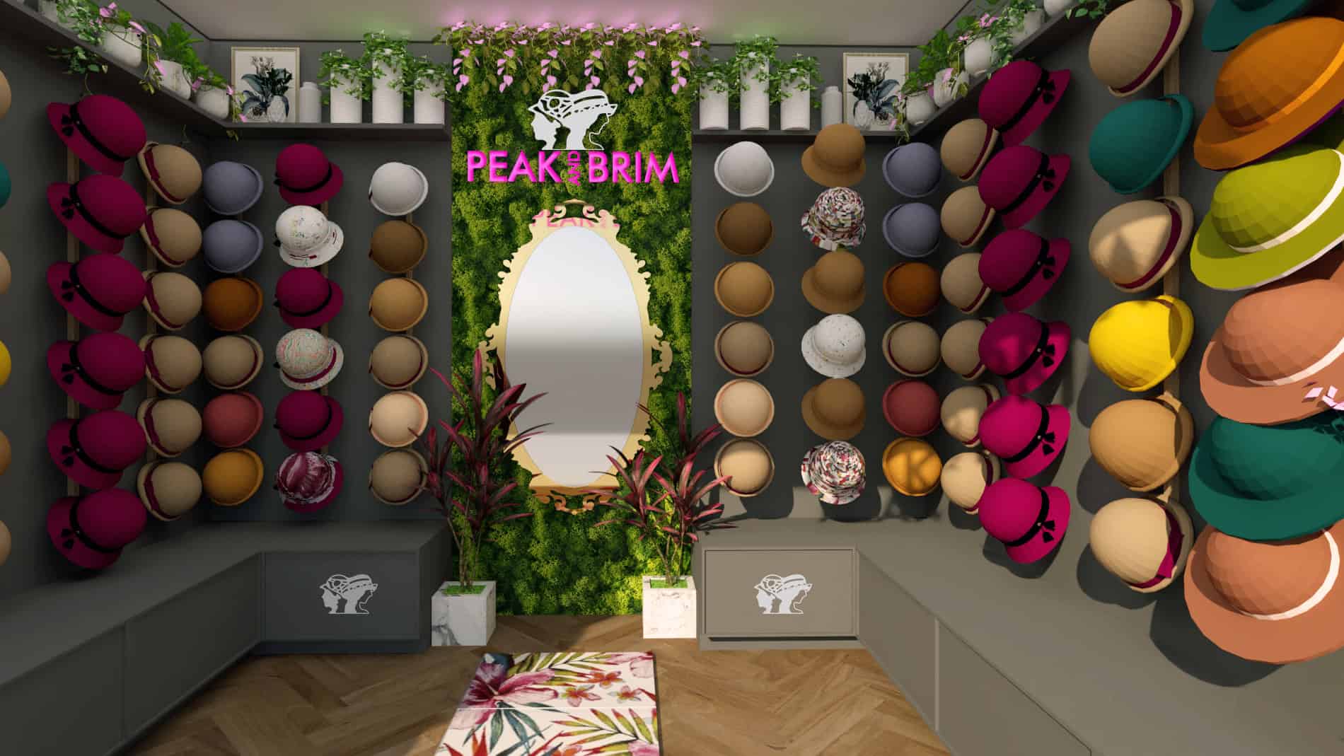 Chelsea flower show stand design in london