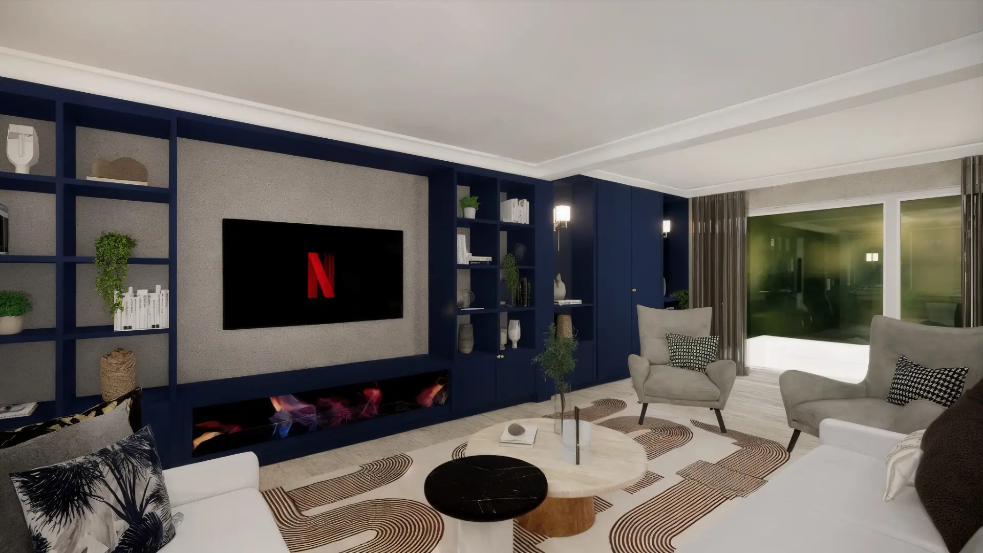 LIVING ROOM MEDIA DESIGN