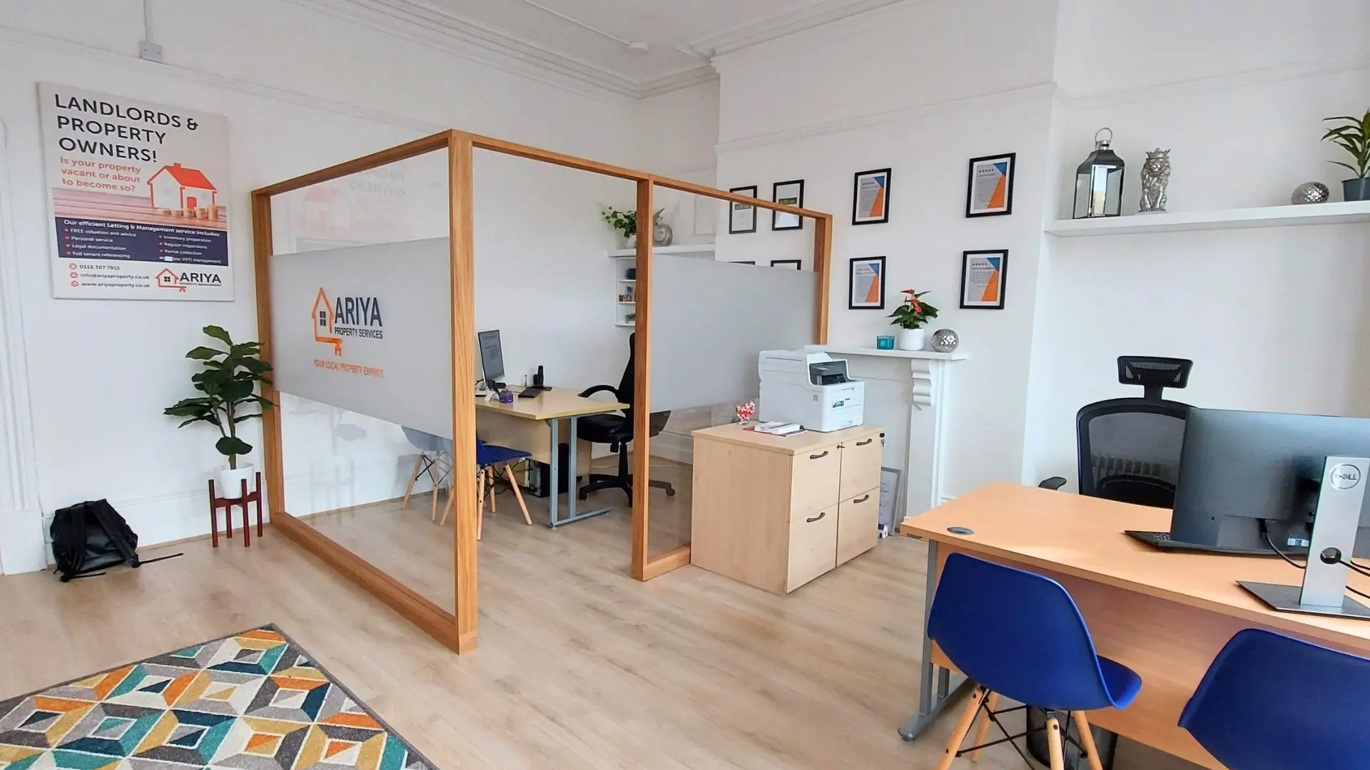 Ariya property compact cubicle space