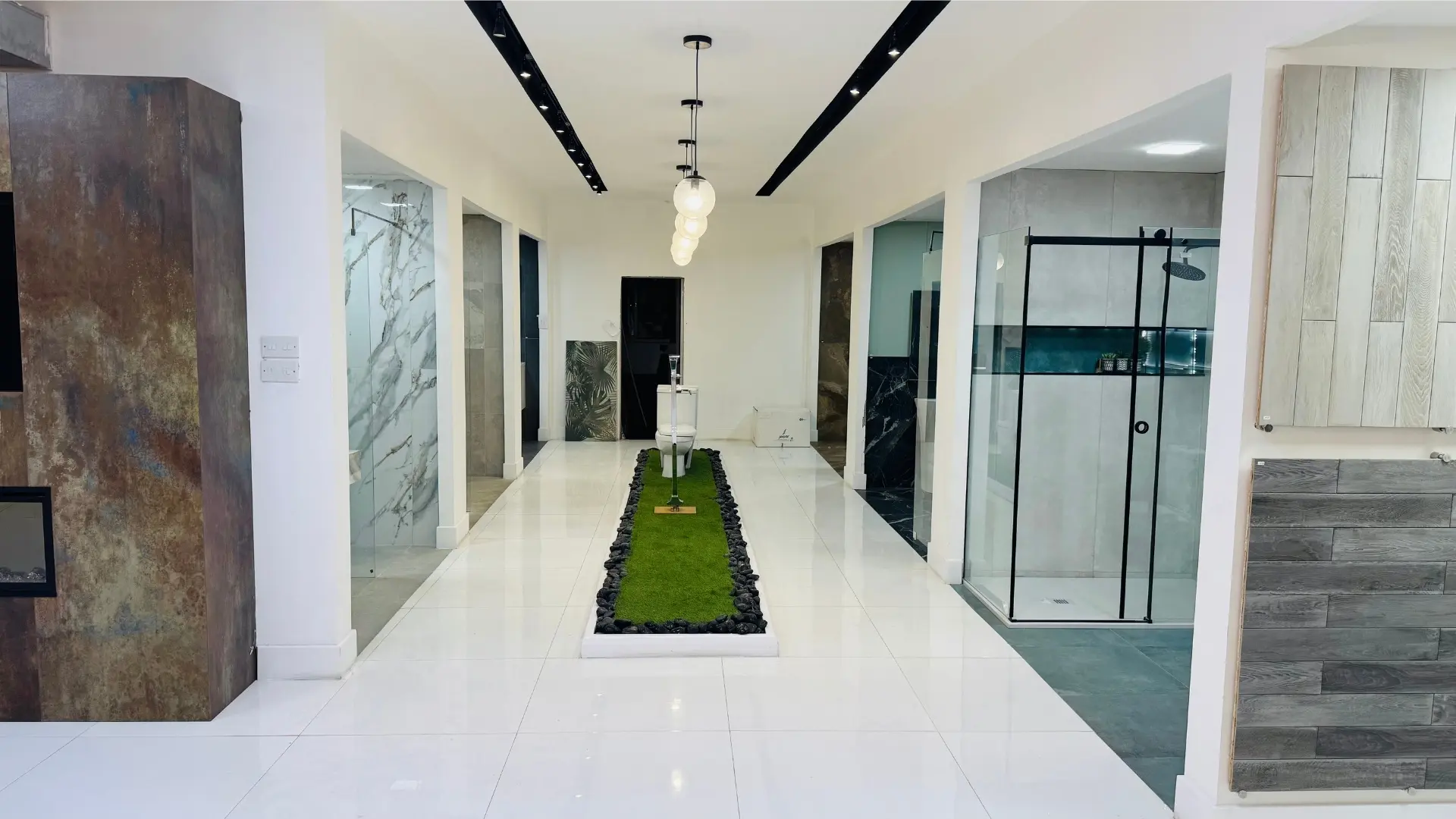 al murad showroom bathroom display