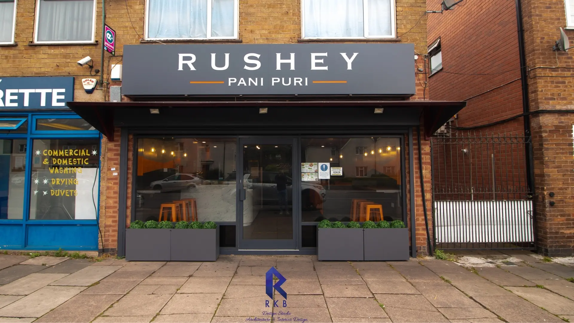 Rushey pani puri interiors