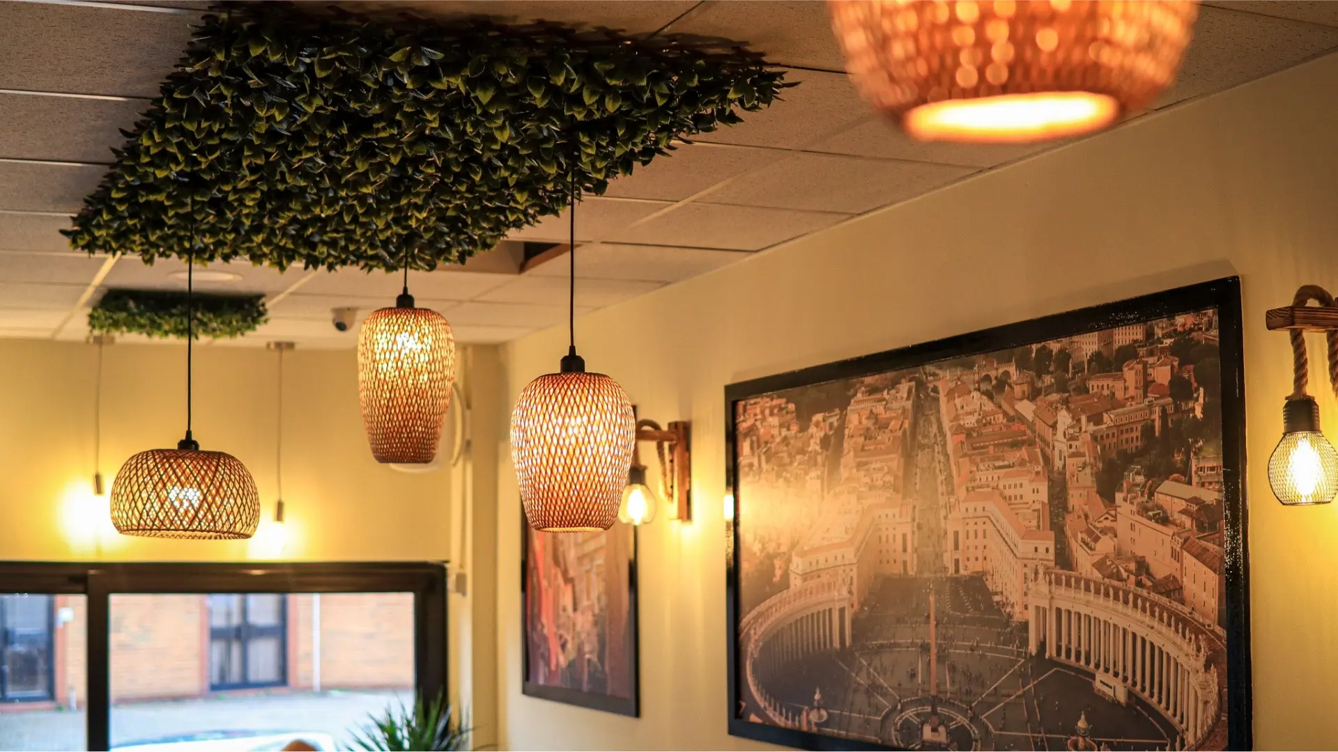Portugese restaurant interior details