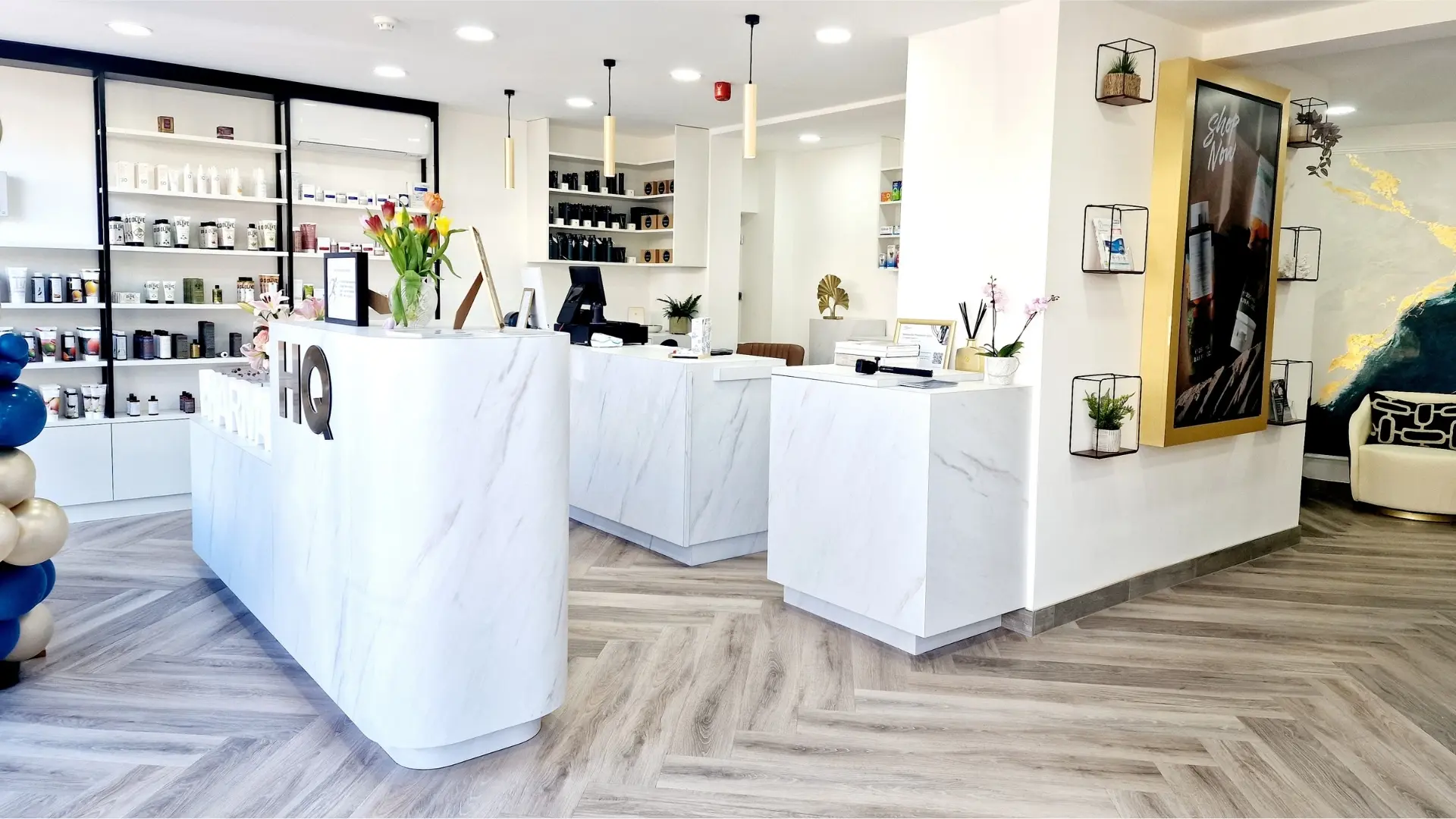 HQ pharmacy interiors