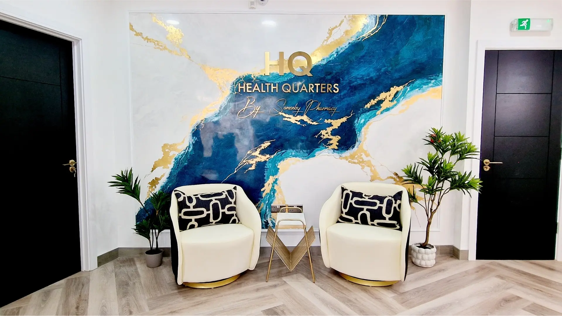 HQ pharmacy waiting area