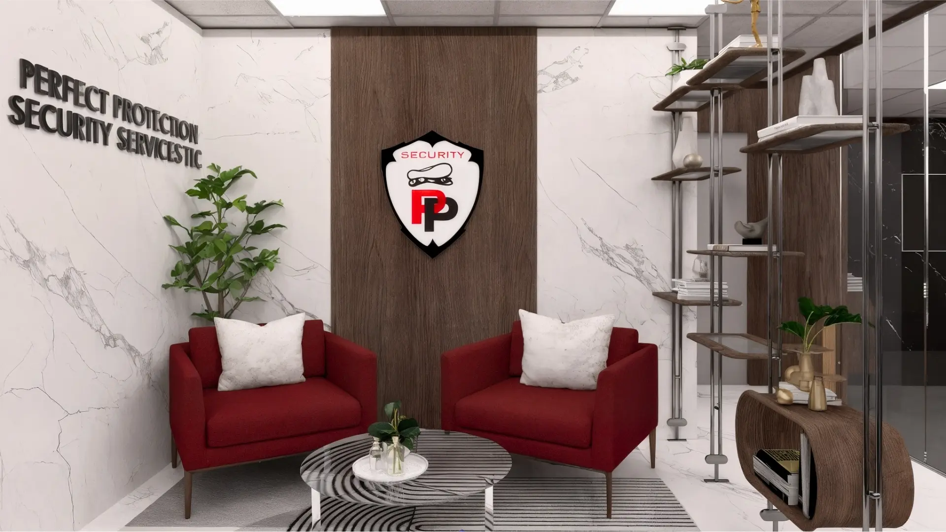 Perfect protection security interior design