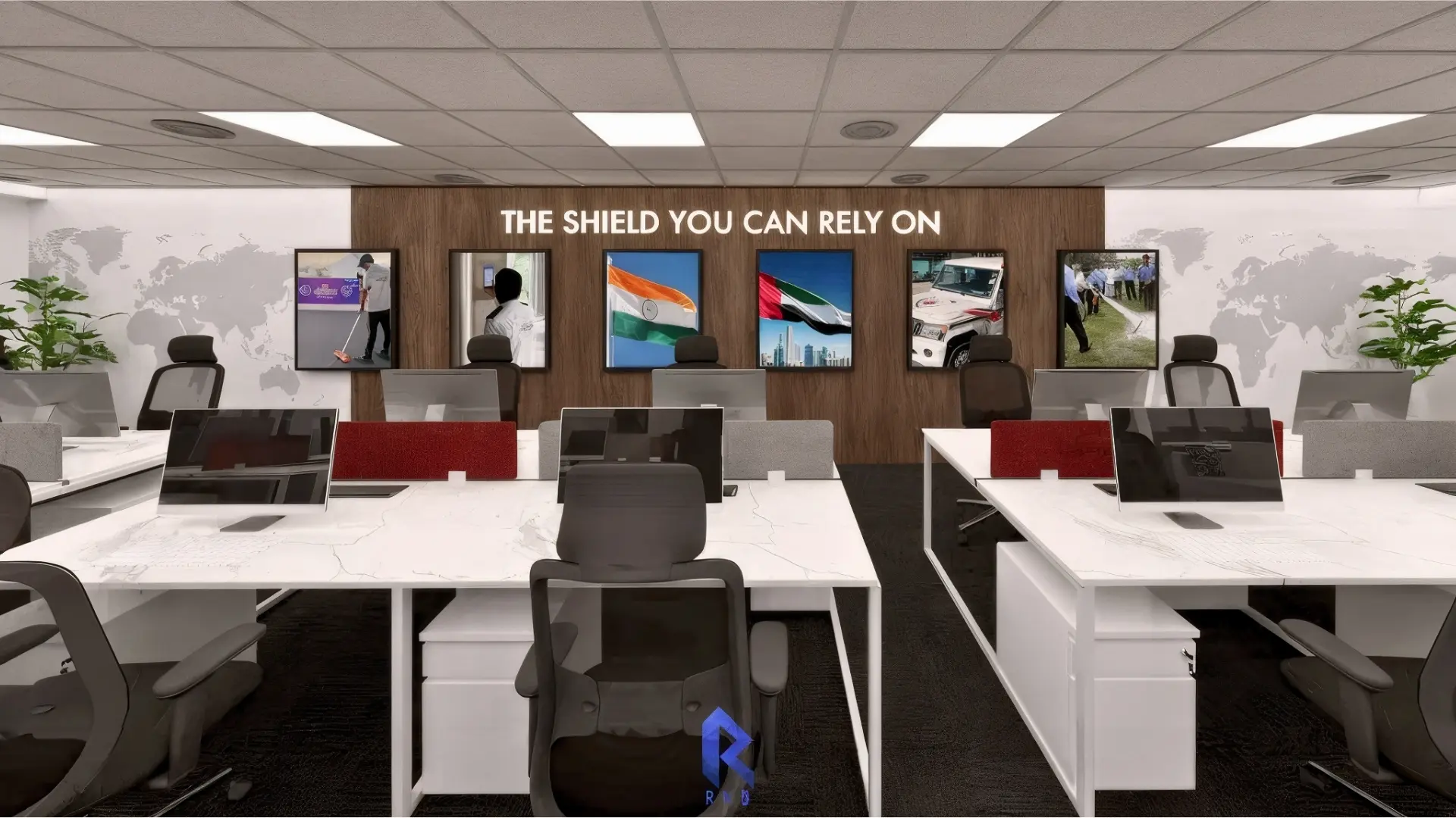 Perfect protection security workspace design