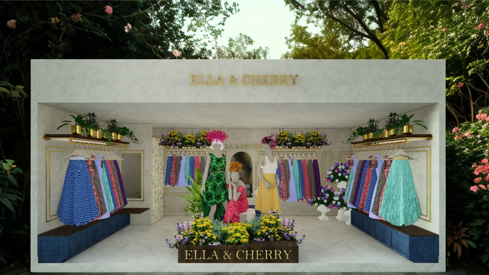 Ella & Cherry exhibit rhs