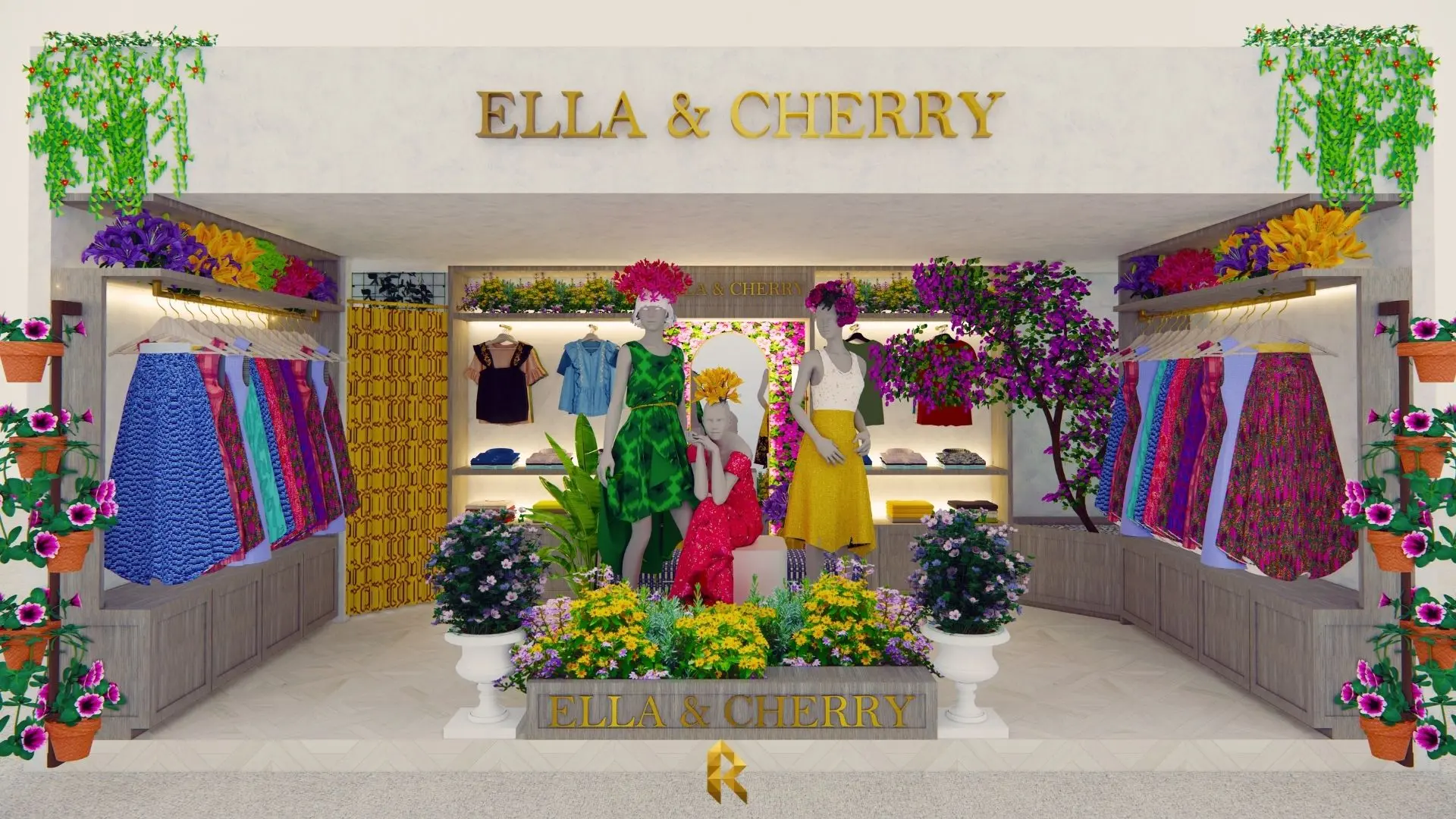 69 Ella and cherry - rhs stand design