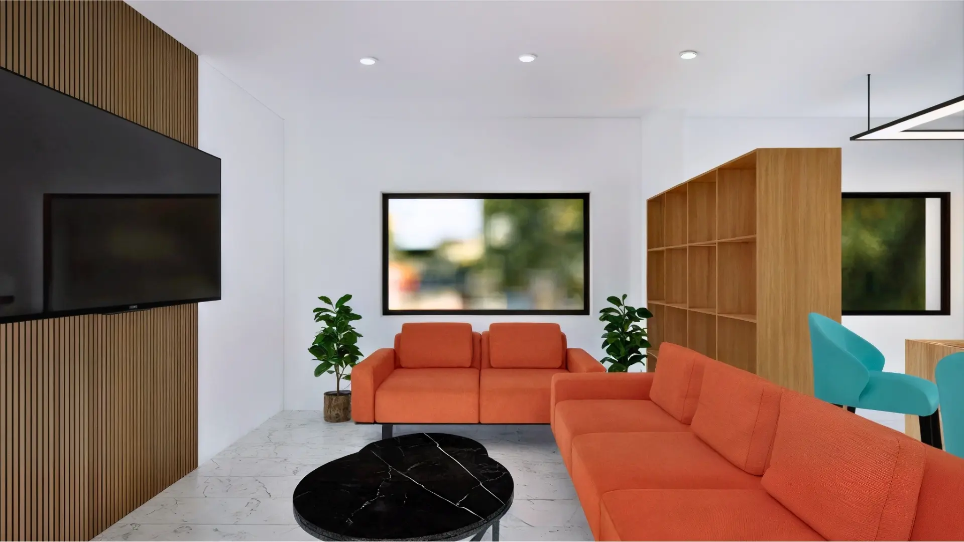 student accomodation chill out area design