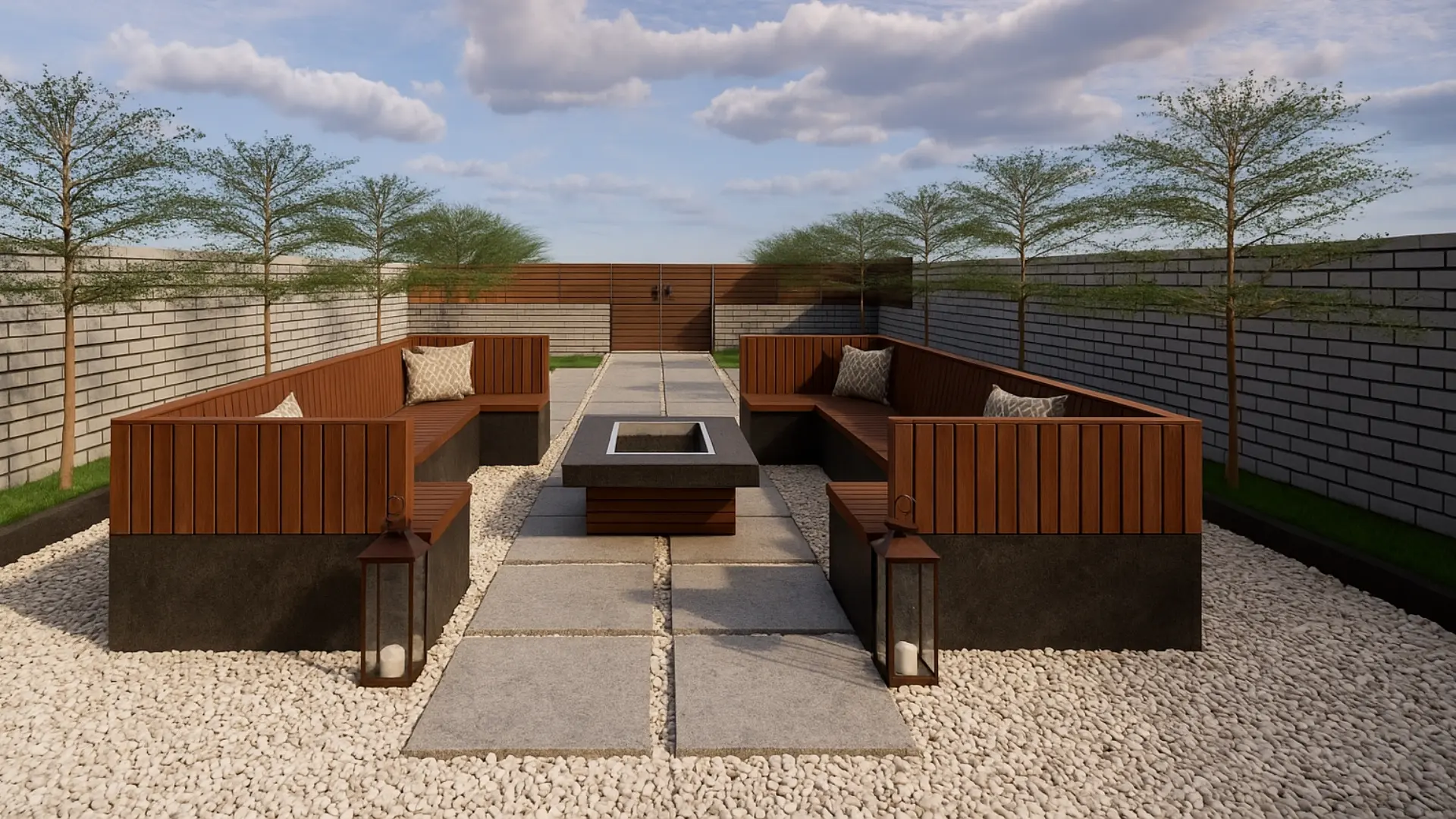 outdoor firepit design