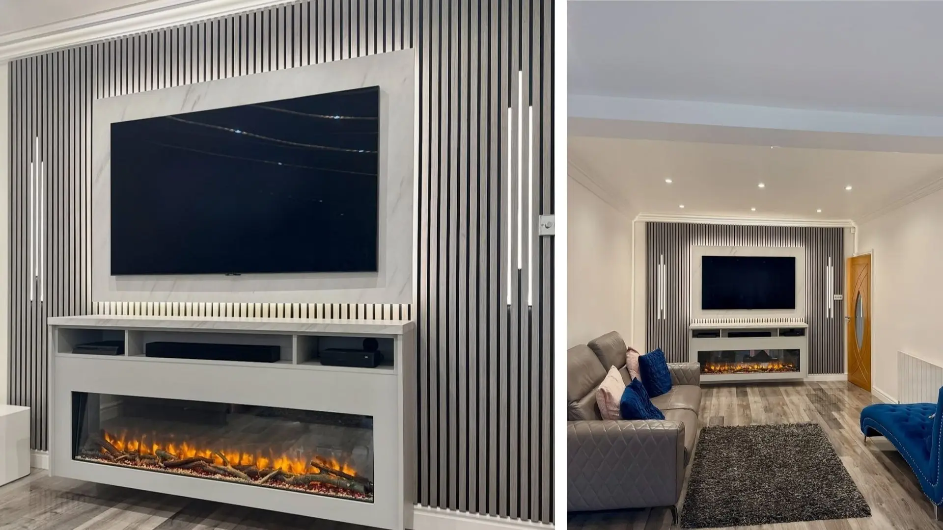 99 LED STRIP MEDIA WALL