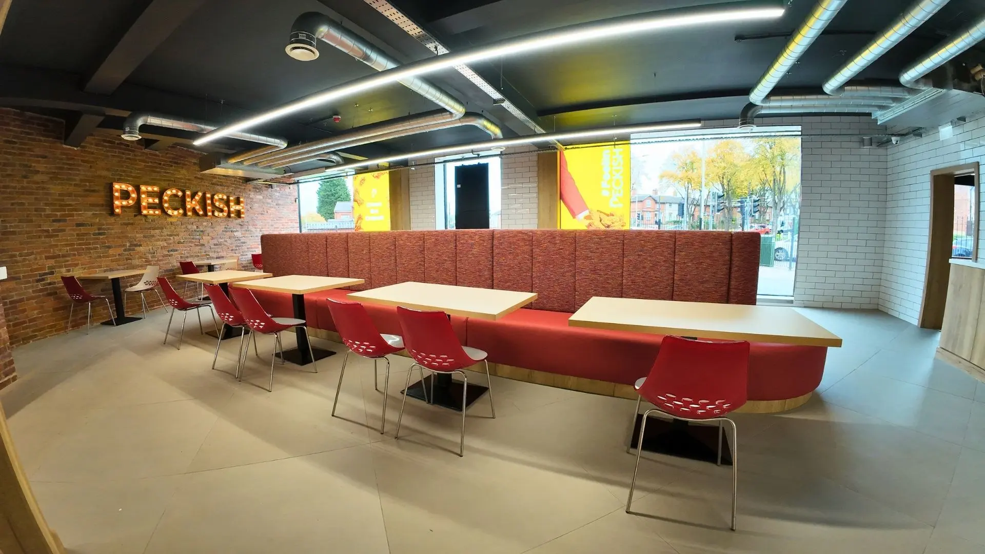 PECKISH INTERIORS LEICESTER seating booth